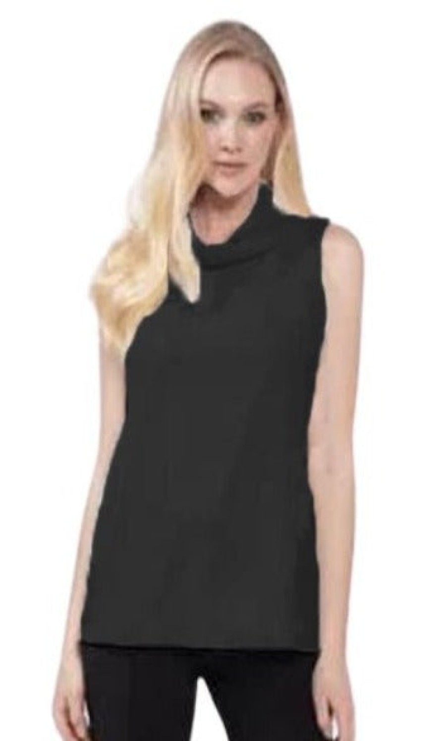 Estelle and Finn Tops | Sleeveless Cowl Neck Top In Black