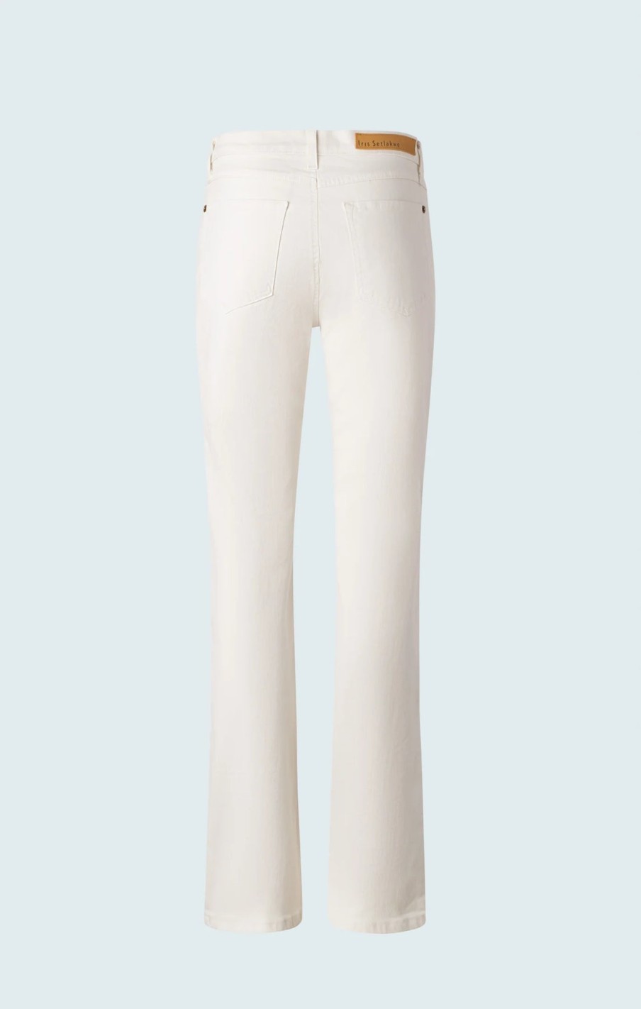 Iris Setlakwe Pants | Marianne True Straight Leg Jean In Bone