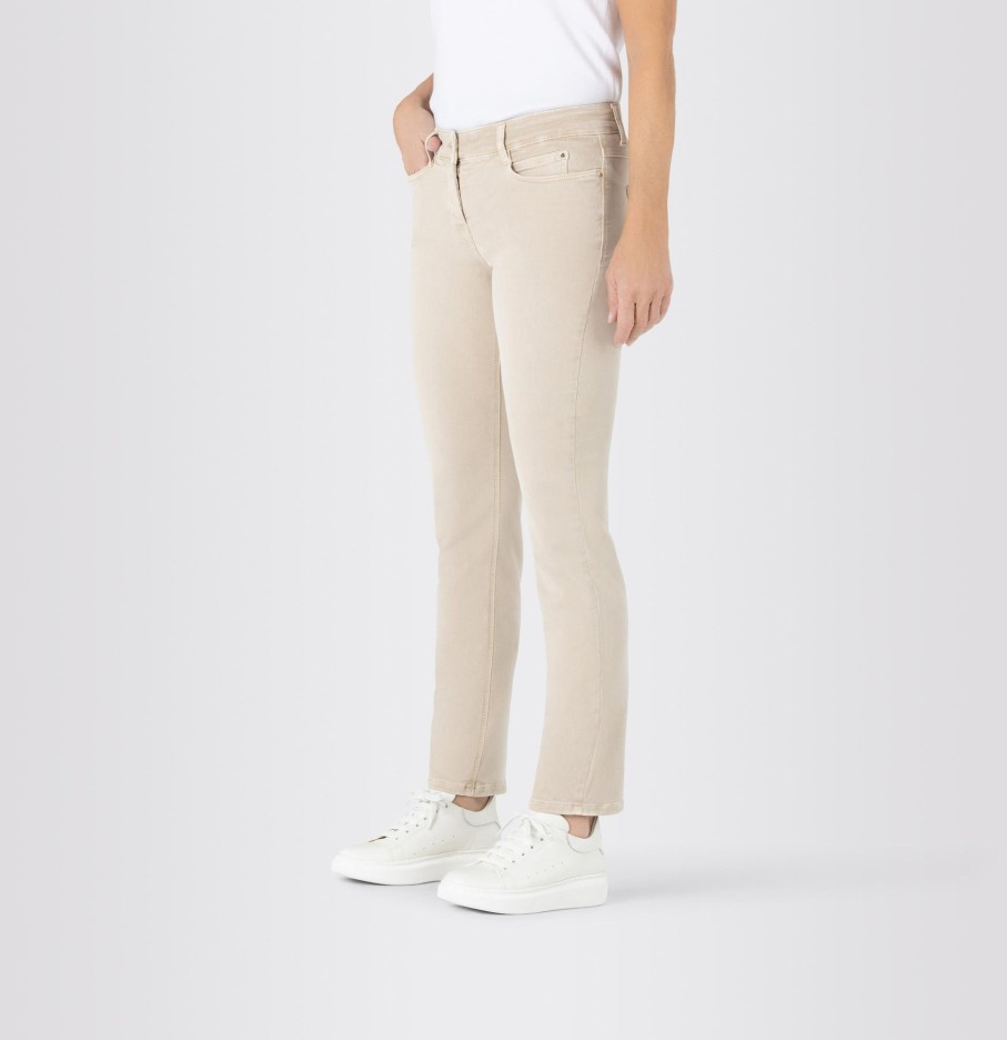 Mac Jeans Pants | Dream Straight 30'' In Smoothly Beige