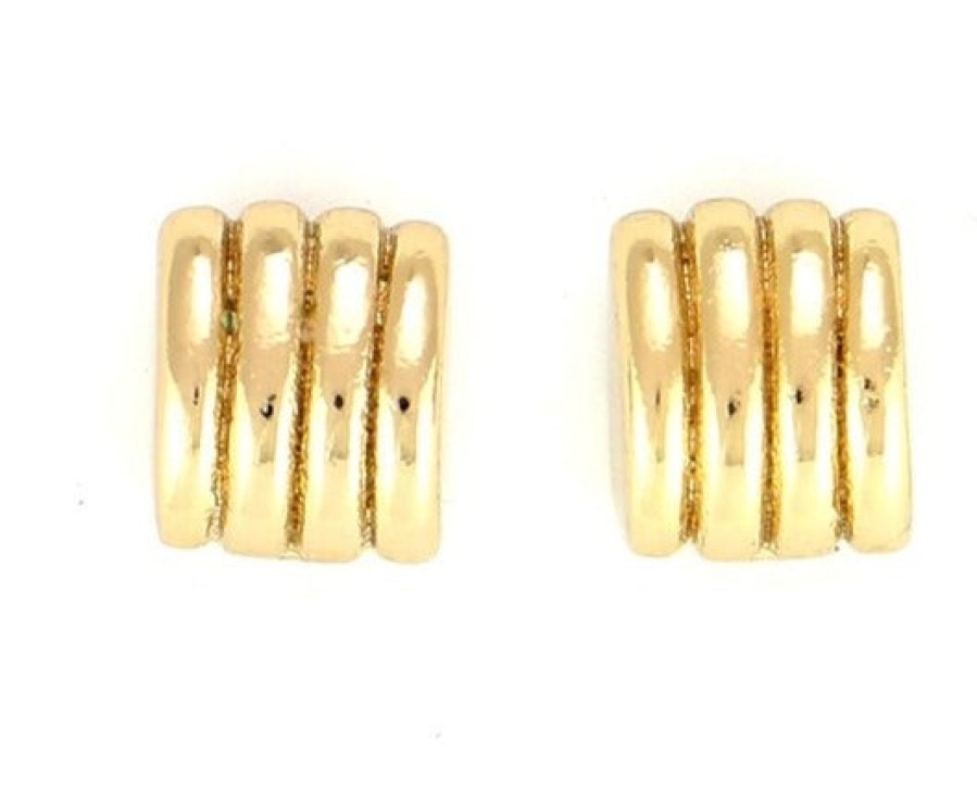 Sylvia Benson Accessories | Mini Entwine Stud Earrings 18K - Gold