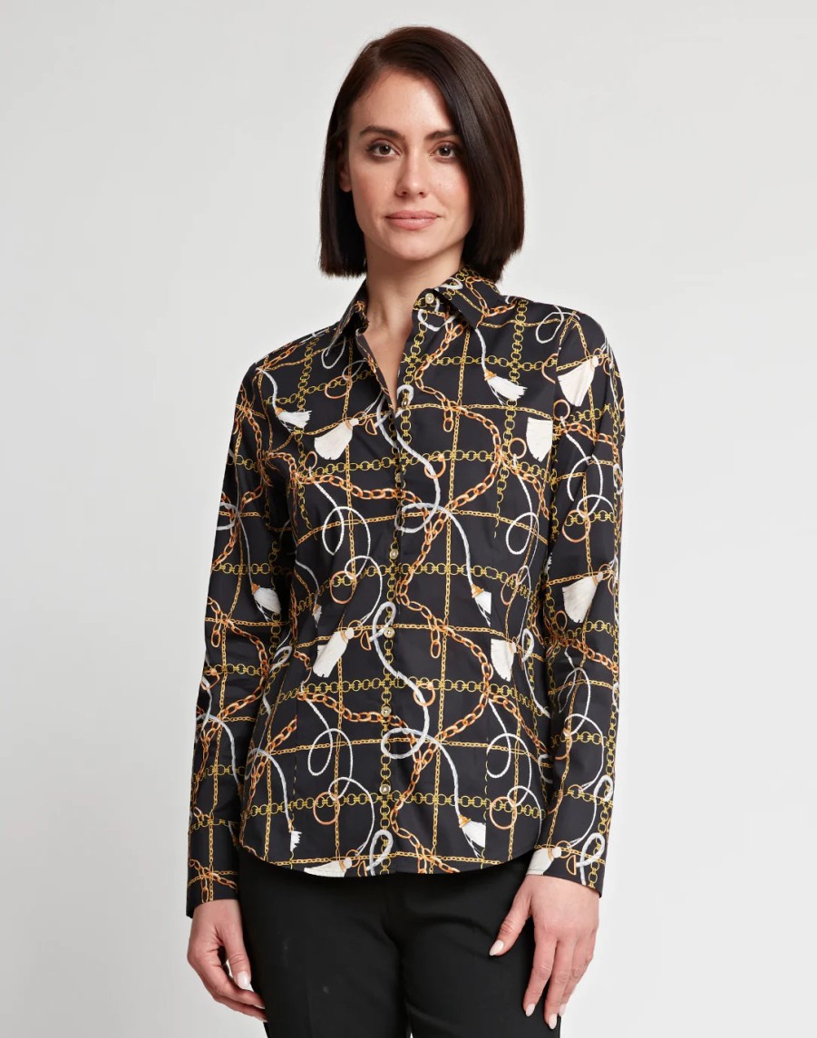 Hinson Wu Tops | Diane Top - Black Multi