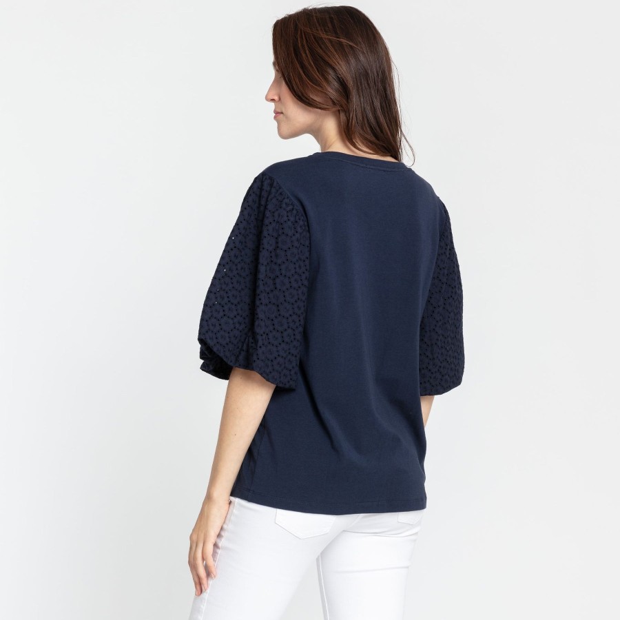 Hinson Wu Tops | Kaitlyn Top In Navy