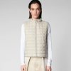 Save The Duck Jackets | Mira Vest In Rainy Beige