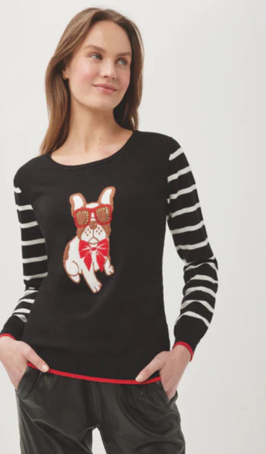 Leo & Ugo Tops | Frenchie Sweater