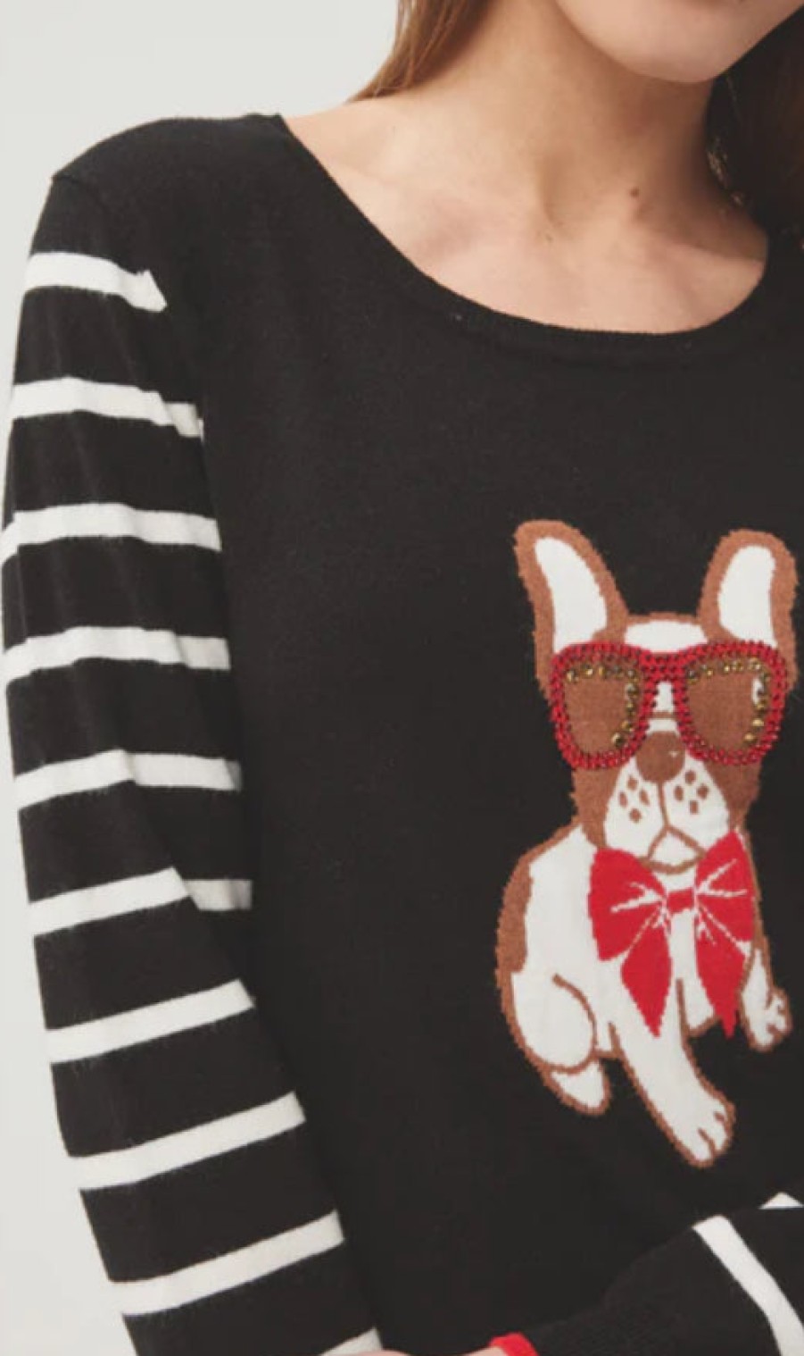 Leo & Ugo Tops | Frenchie Sweater