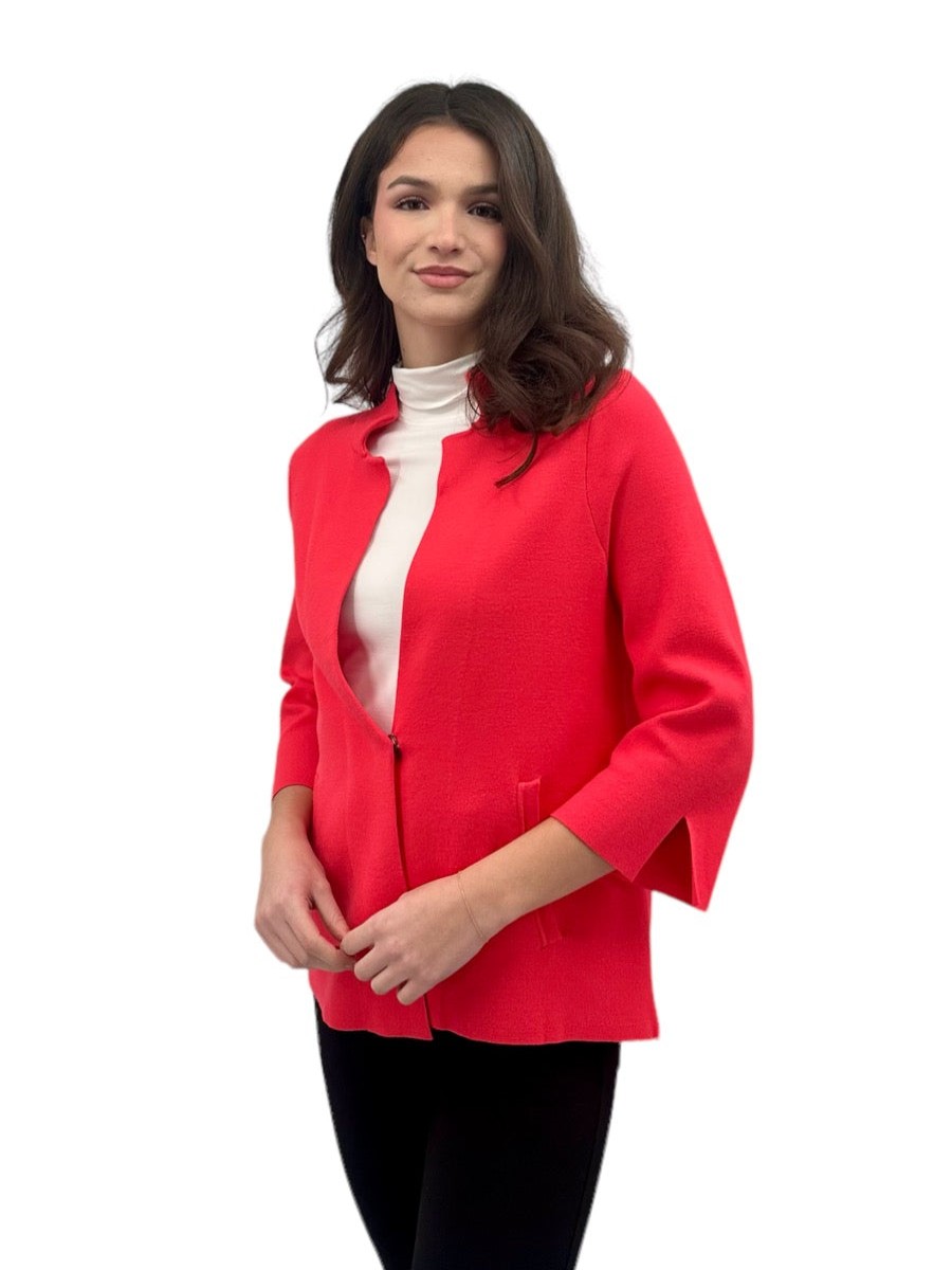 J'envie Jackets | 3/4 Sleeve Jacket In Peony