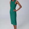 Iris Setlakwe Dresses | Sleeveless Power Dress In Green