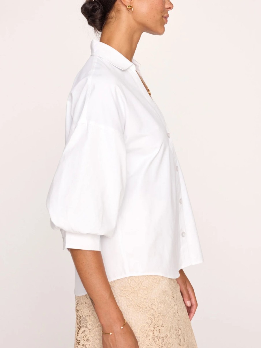 Brochu Walker Tops | Kate Shirt In Salt White