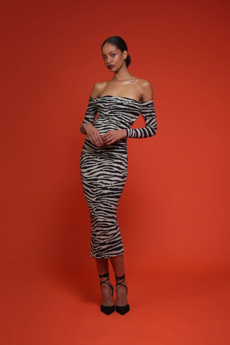 Chiara Boni Dresses | Yu Printed Midi Dress In Zambia