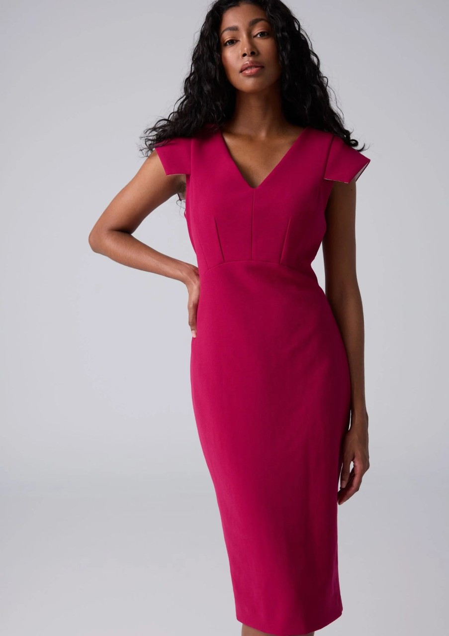 Iris Setlakwe Dresses | Power Dress With Cap Sleeve - Bone