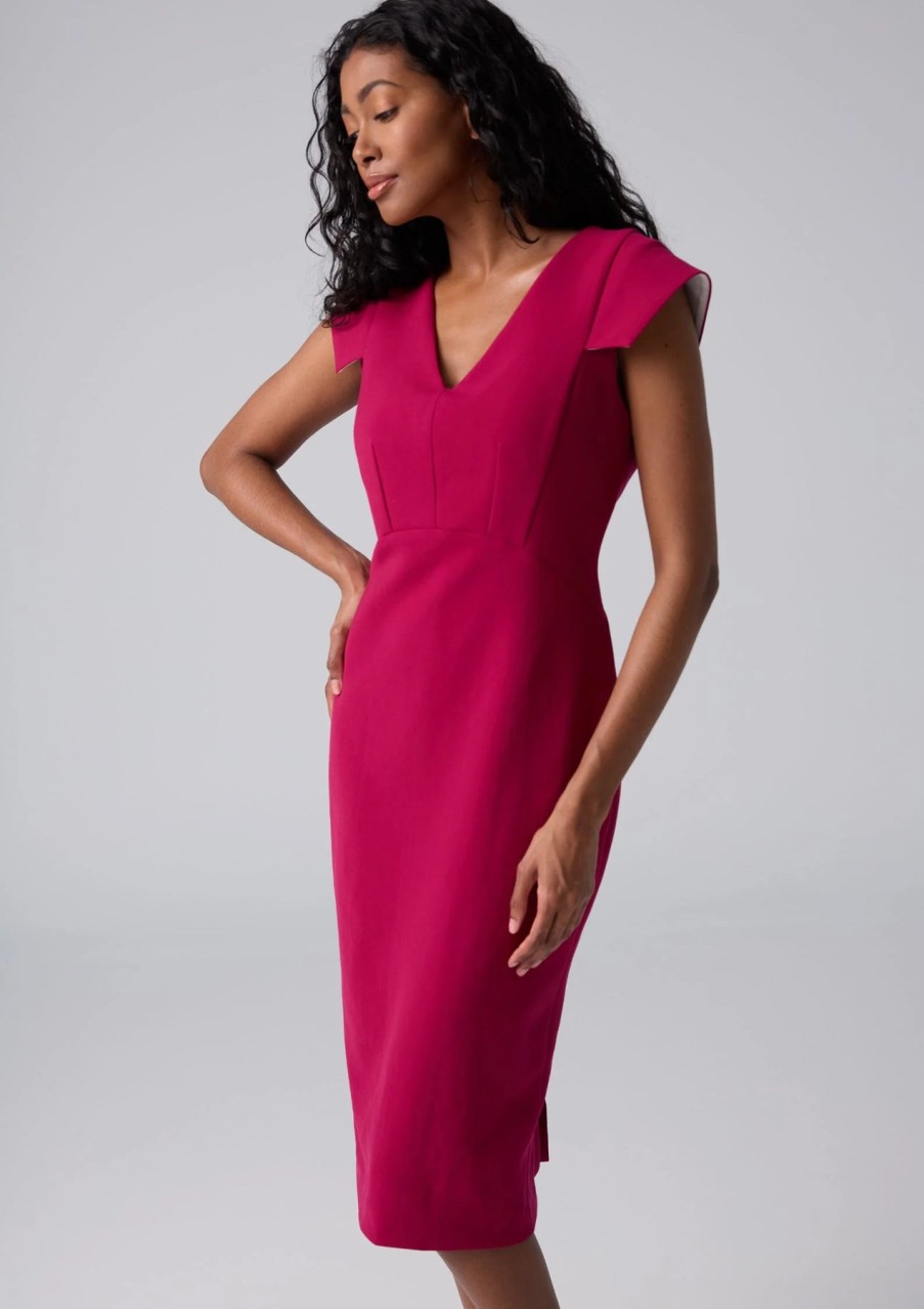 Iris Setlakwe Dresses | Power Dress With Cap Sleeve - Bone