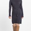 Kinross Cashmere Dresses | Waist Tie Dress - Flannel