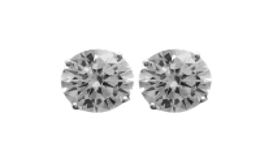 Beje Designs Accessories | 1 Carat Cz Studs - Silver