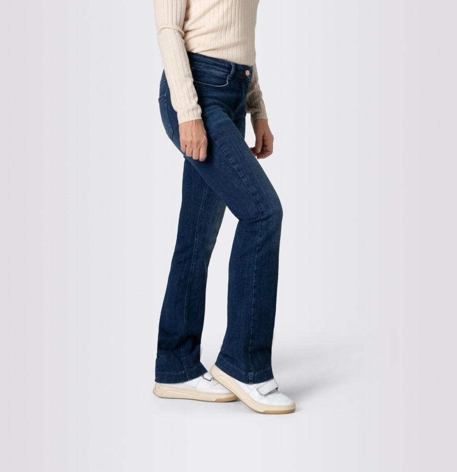 Mac Jeans Pants | Dream Boot 32" In Basic Blue