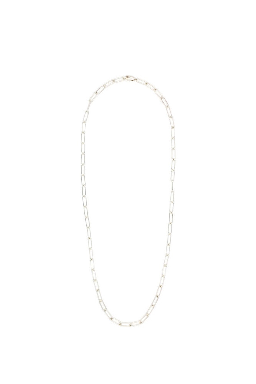 Sylvia Benson Accessories | Fine Drawn Link Chain Necklace - 22" Sterling Silver