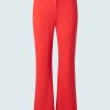 Iris Setlakwe Pants | Fit And Flare Full Length Pant In Red