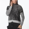 Kokun Tops | Overdye Turtleneck - Black