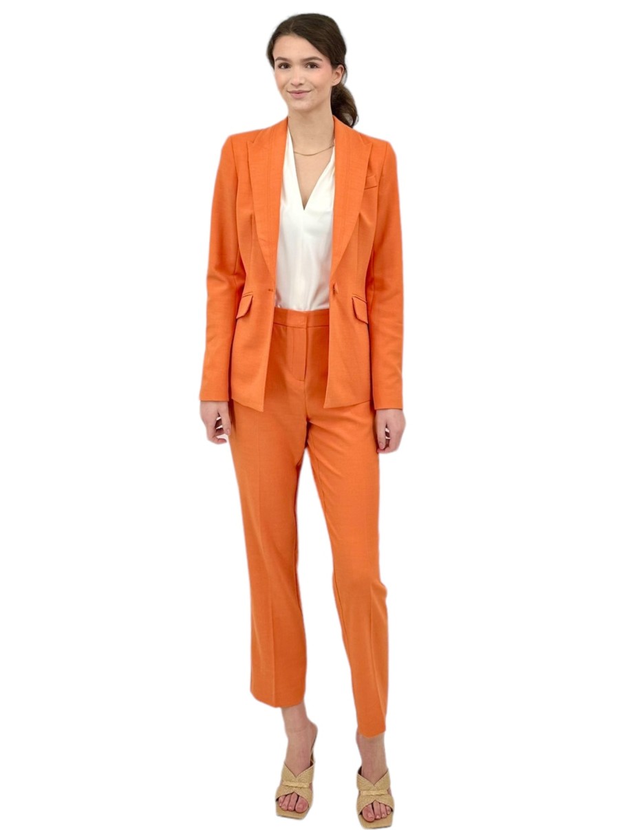 Iris Setlakwe Jackets | Peak Lapel Jacket In Orange