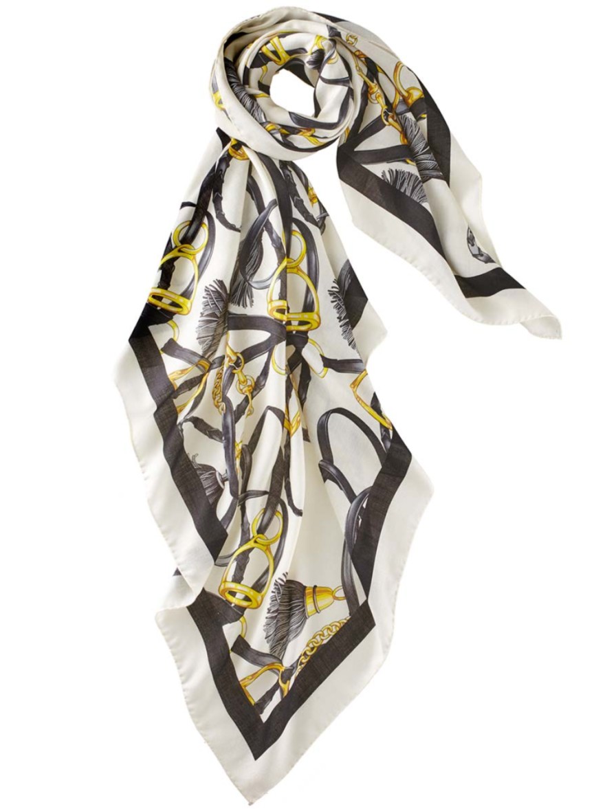 Alpine Cashmere Accessories | Grande Firenze Scarf In Ivory