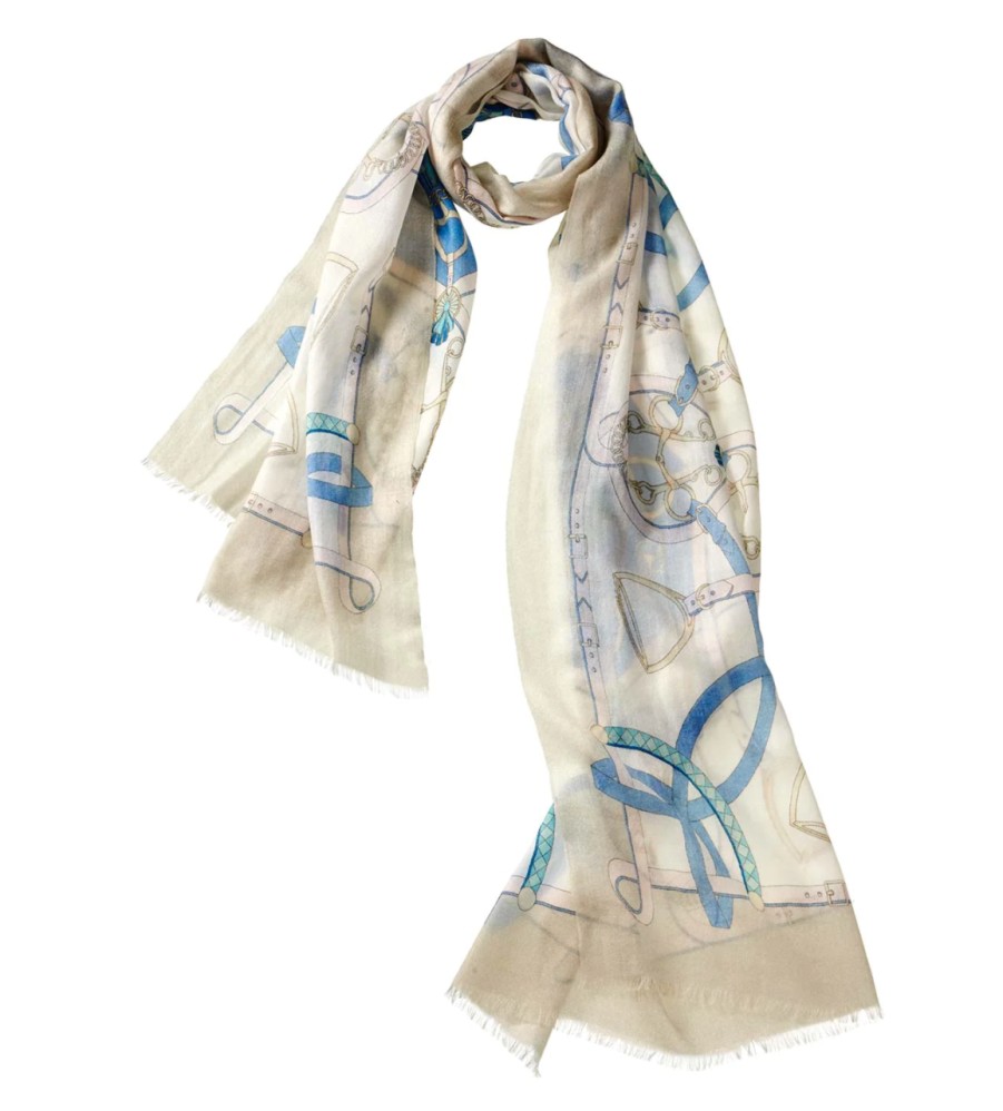 Alpine Cashmere Accessories | Verona Scarf In Alabaster