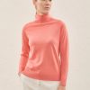 Peserico Tops | Pure Fine Wool Sweater - Coral