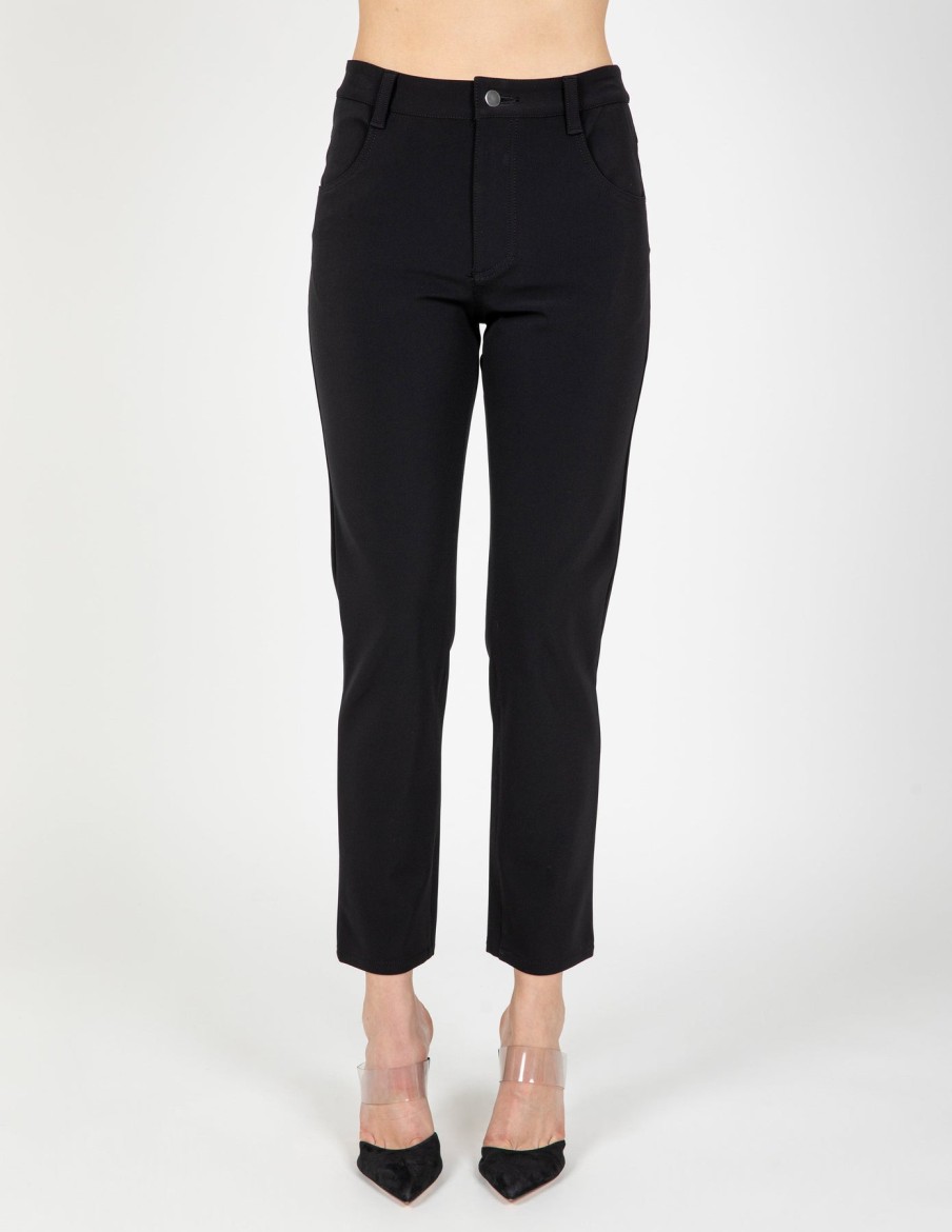 Hilton Hollis Pants | Miracle Stretch 4 Pocket Jean In Black