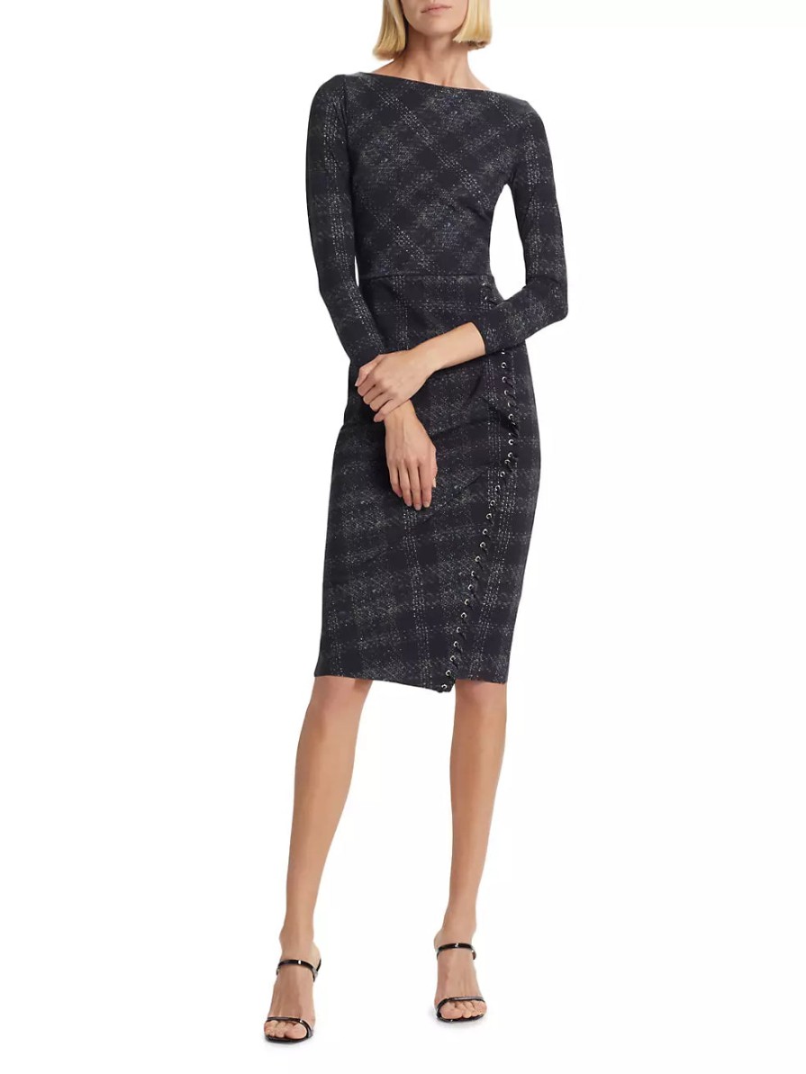 Chiara Boni Dresses | Adlia Plaid Midi-Dress