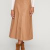 Brochu Walker Skirts | Mica Vegan Leather Skirt In Dunes