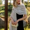 Alpine Cashmere Accessories | Passport Travel Wrap - Flint