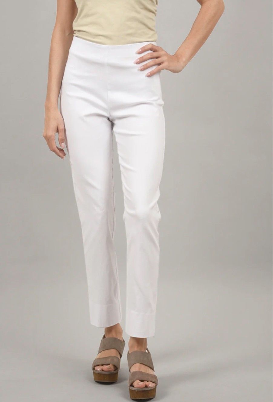 Equestrian Pants | Milo Ankle Pant In White