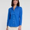 Hinson Wu Tops | 3/4 Sleeve Donna In Electric Blue