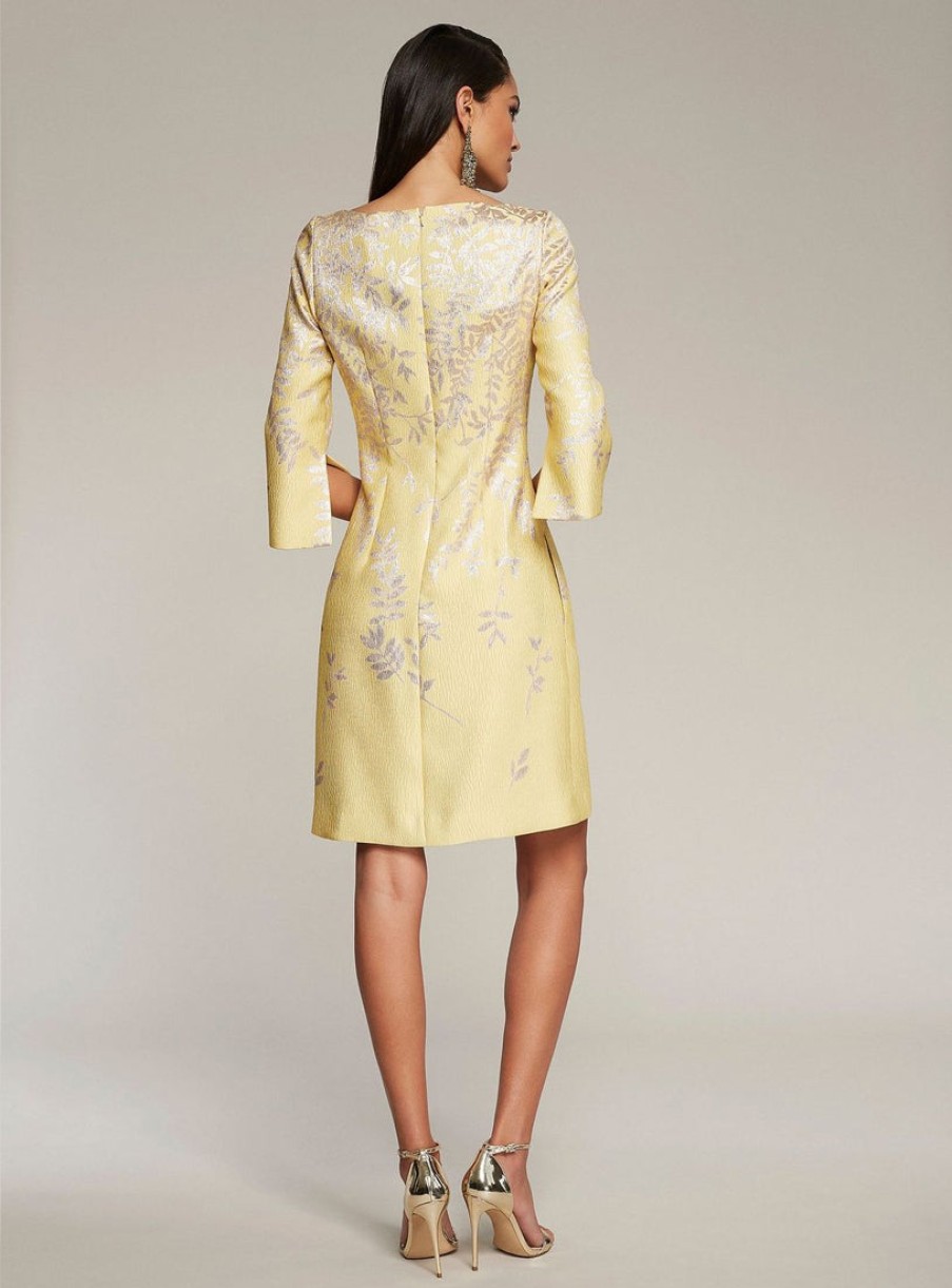 Frascara Dresses | 3/4 Sleeve Yellow Floral Dress