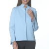 J'envie Jackets | Knit Swing Jacket - Sky